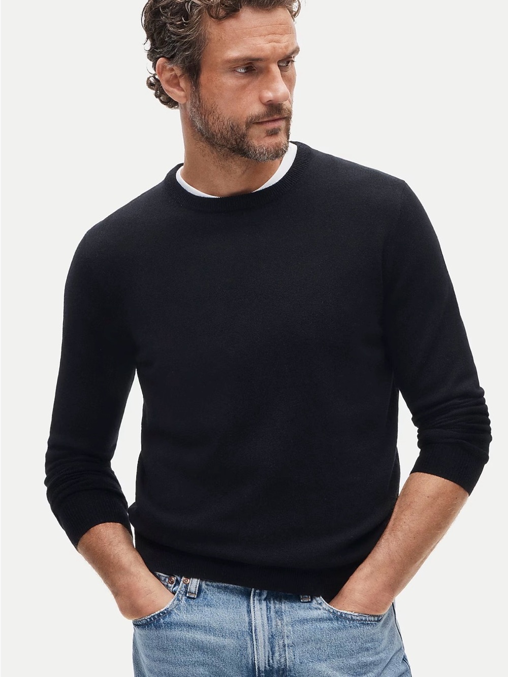 J.Crew NWT 100% Cashmere Knit Crew Neck Pullover Sweater Black
Solid 2XL PLUS